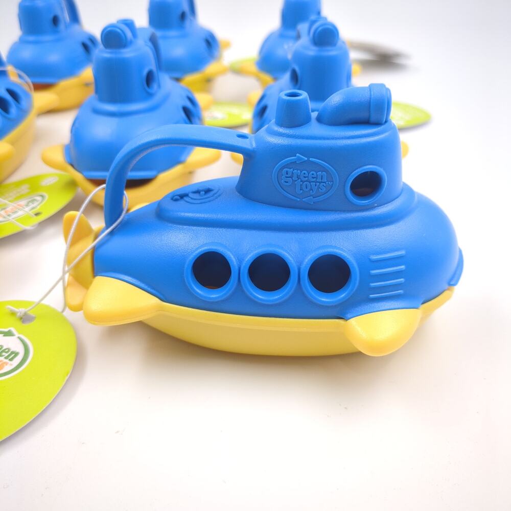 Green Toys Bubbling Submarine Lot of 8 Bath Toys Eco Friendly USA Made NWT - Picture 4 of 9